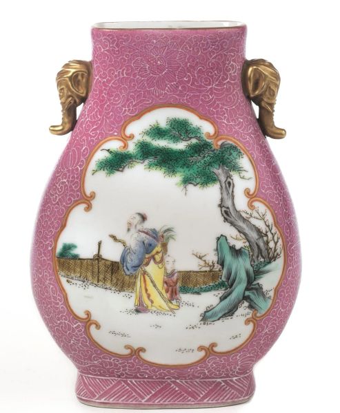 VASO CINA DINASIA QING SECC XIX XX Asta Arte Orientale