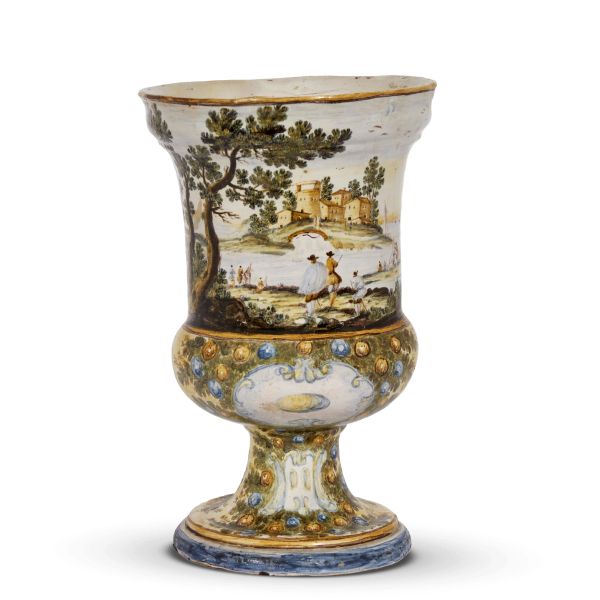 Vaso Castelli Ultimo Quarto Secolo Xviii Asta Una Collezione Di