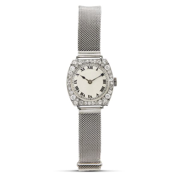 LADY COCKTAIL WATCH IN WHITE GOLD WITH DIAMONDS