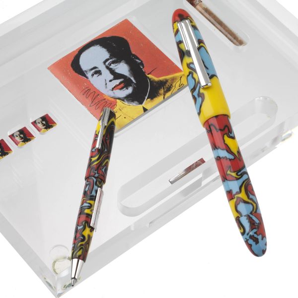 RECIFE ANDY WARHOL "MAO" LIMITED EDITION FOUNTAIN PEN AND BALLPOINT PEN N.108/949, 2002