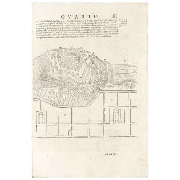Lorini, Buonaiuto. Le fortificationi. Venezia, Rampazetto, 1609.