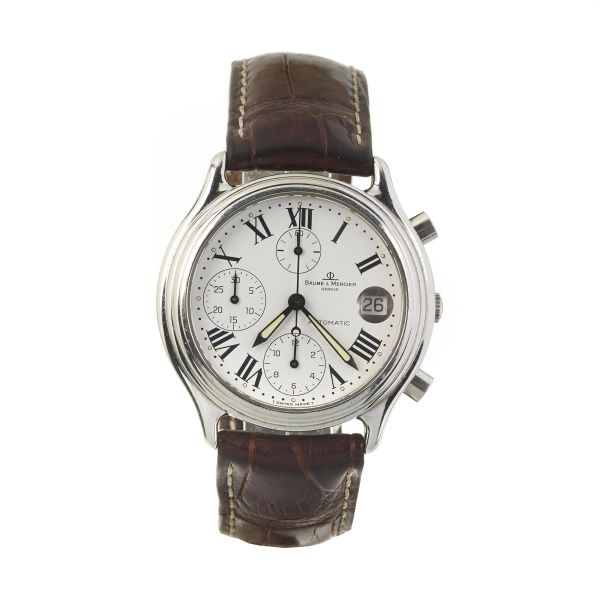 



BAUME &amp; MERCIER STAINLESS STEEL CHRONOGRAPH, 2002