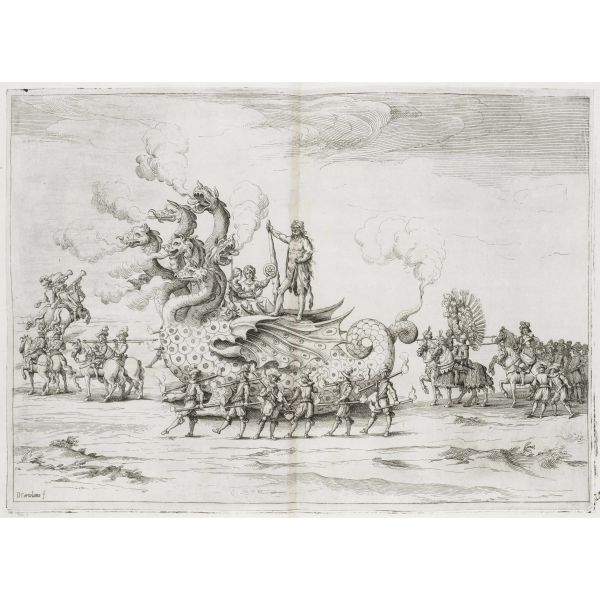 Lodi, Giacinto. Amore prigioniero in Delo. Bologna, eredi Benacci, 1628.