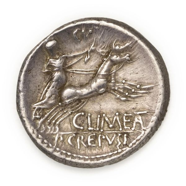 Marcia, Crepusia, Mamilia - Denario P. Crepusius, C. Limetanus and L. Censorinus (82 a.C.) - Zecc...