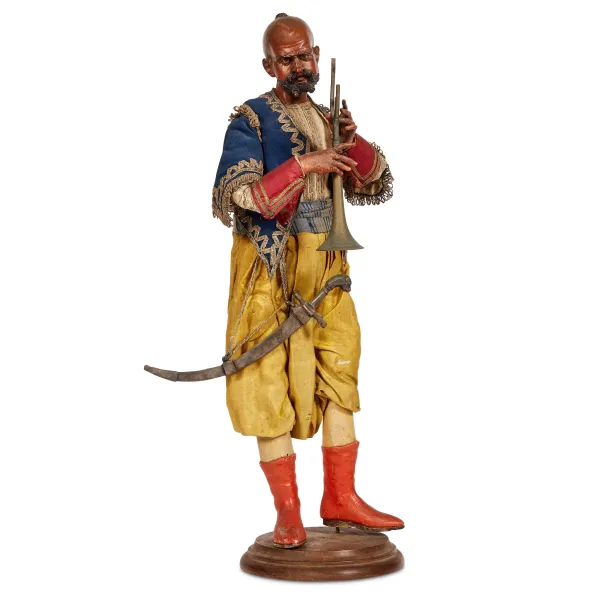 SUONATORE DI TROMBA, NAPOLI, SECOLO XVIII 