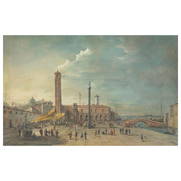 Scuola veneta, sec. XIX (Da Francesco Guardi)