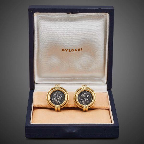 BULGARI PAIO DI ORECCHINI MONETE