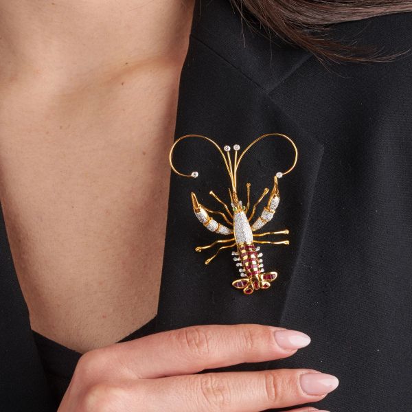 SPILLA A FORMA DI ARAGOSTA