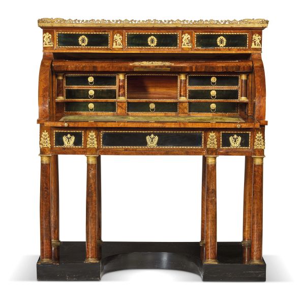 SCRITTOIO A RULLO, FRANCIA, SECOLO XIX