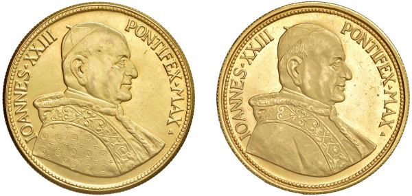 



DUE MEDAGLIE D&rsquo;ORO DI GIOVANNI XXIII