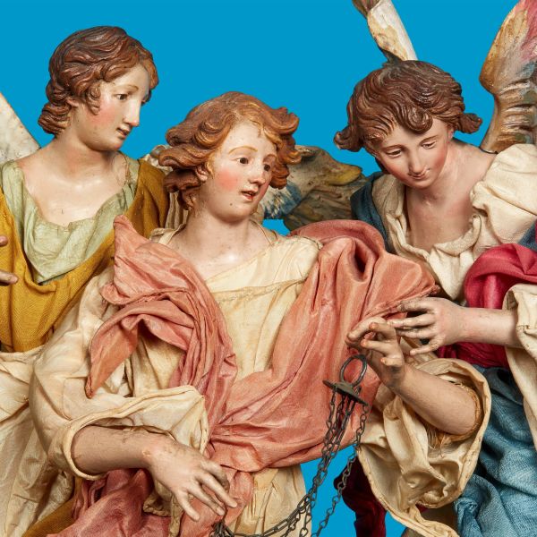 TRE ANGELI, NAPOLI, SECOLO XVIII