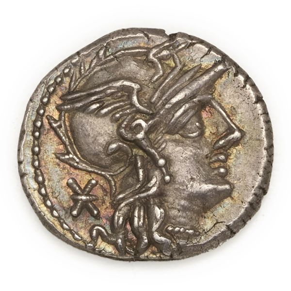 



Minucia - Denario Ti. Minucius c.f Augurinus (134 a.C.) - Zecca: Roma