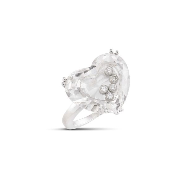 Chopard - CHOPARD &quot;SO HAPPY&quot; RING IN 18KT WHITE GOLD