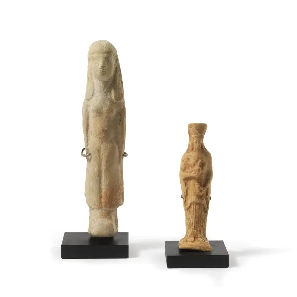 



DUE STATUETTE VOTIVE