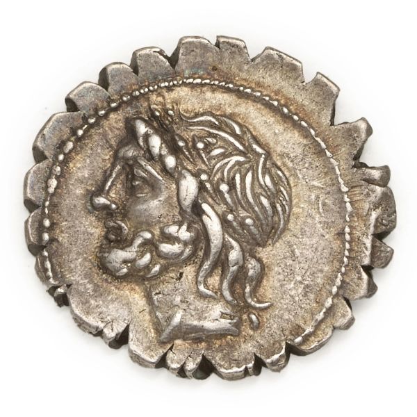 



Cornelia - Denario Serrato L. Cornelius Scipio Asiagenus (106 a.C.) - Zecca: Roma