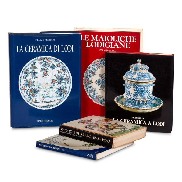 



MAIOLICA. LODI. Lotto di cinque volumi