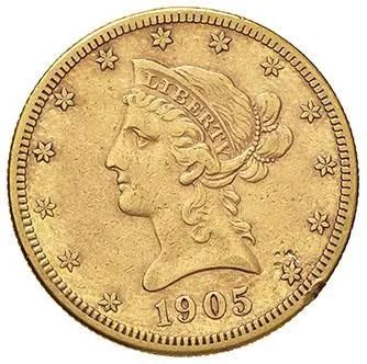 U.S.A., 10 DOLLARI 1905