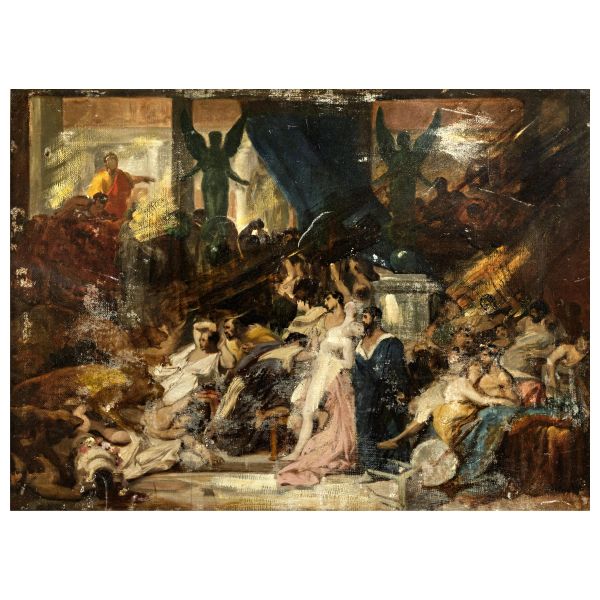 L&#233;on Joseph Bonnat - 



Attribuito a L&eacute;on Joseph Florentin Bonnat 