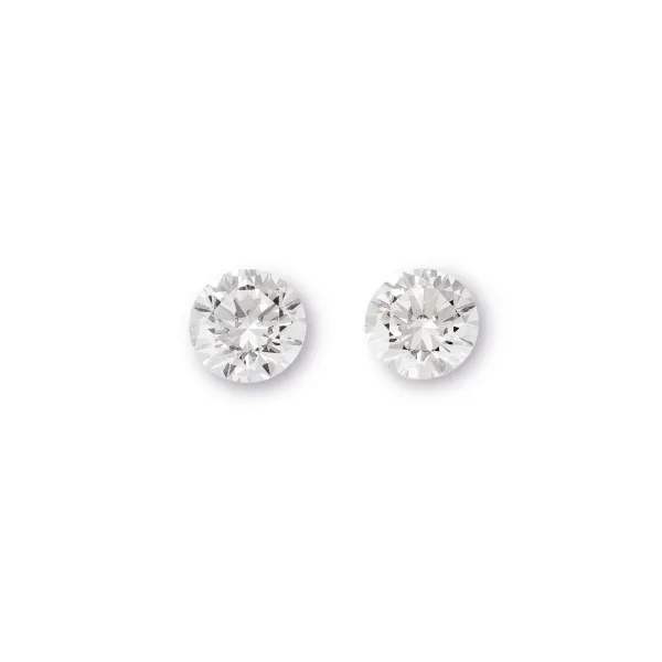



PAIR OF BRILLIANT CUT DIAMONDS