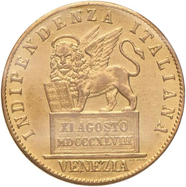 VENEZIA GOVERNO PROVVISORIO (1848-1849) 20 LIRE 1848