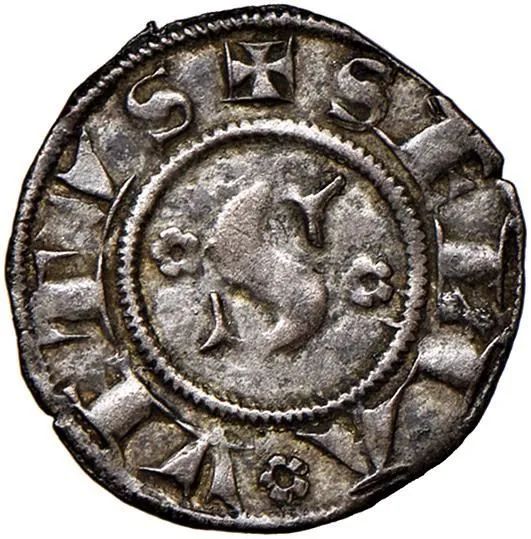 SIENA REPUBBLICA (1180 &ndash; 1390), GROSSO DA 6 DENARI (1316- 1317)