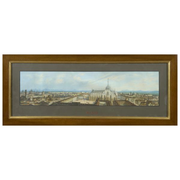Milano con il Duomo. [Milano, circa 1840].