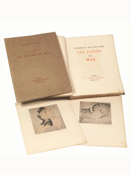 &nbsp;(Edizioni di pregio - Illustrati 900) BAUDELAIRE, Charles &ndash; LYDIS, Mariette. Les fleurs du mal. Paris, G. Govone &Eacute;diteur, 1928.