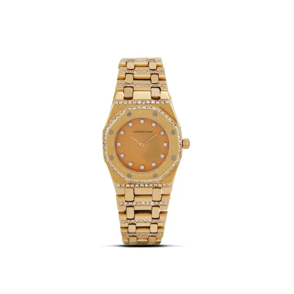 Audemars Piguet - 



&nbsp;AUDEMARS PIGUET ROYAL OAK YELLOW GOLD WITH DIAMONDS LADY'S WRISTWATCH