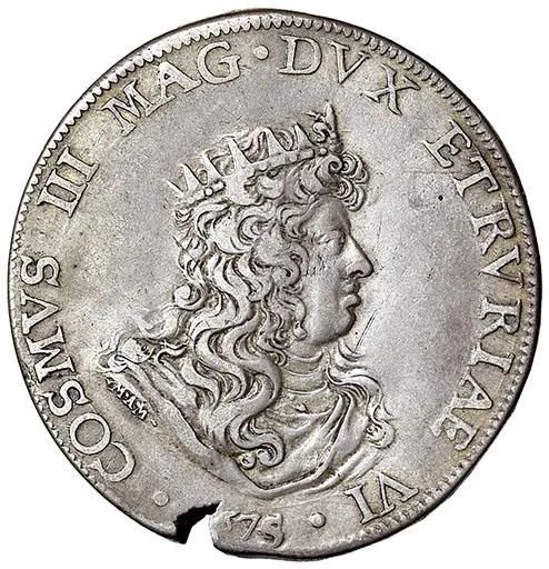 LIVORNO, COSIMO III DE&rsquo; MEDICI (1670-1723), TOLLERO (1675)