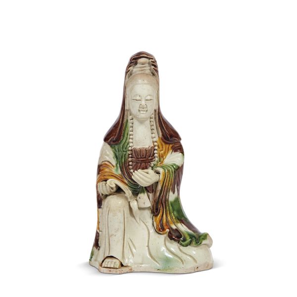 A STATUE, CHINA, QING DYNASTY, 18TH CENTURY