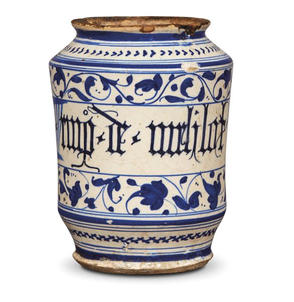 A PHARMACY JAR (ALBARELLO), VENICE, FIRST HALF 16TH CENTURY