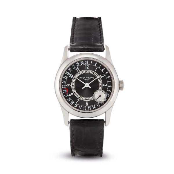 



PATEK PHILIPPE CALATRAVA REF. 6000G-010 WHITE GOLD WRISTWATCH, 2010