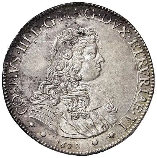 FIRENZE, COSIMO III DE&rsquo; MEDICI (1670-1723), PIASTRA 1678