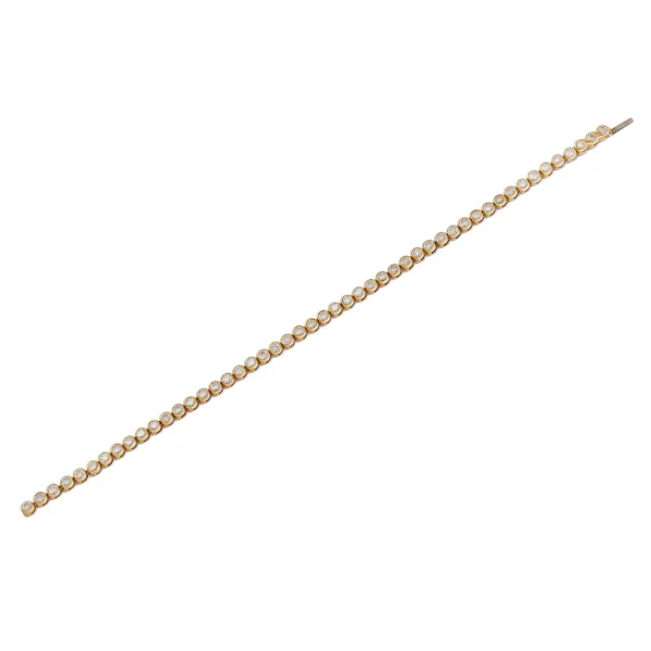 



DIAMOND TENNIS BRACELET IN 18KT YELLOW GOLD