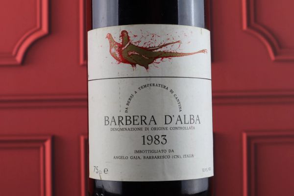 



Barbera d&rsquo;alba I Fagiani d&rsquo;Oro Angelo Gaja 1983