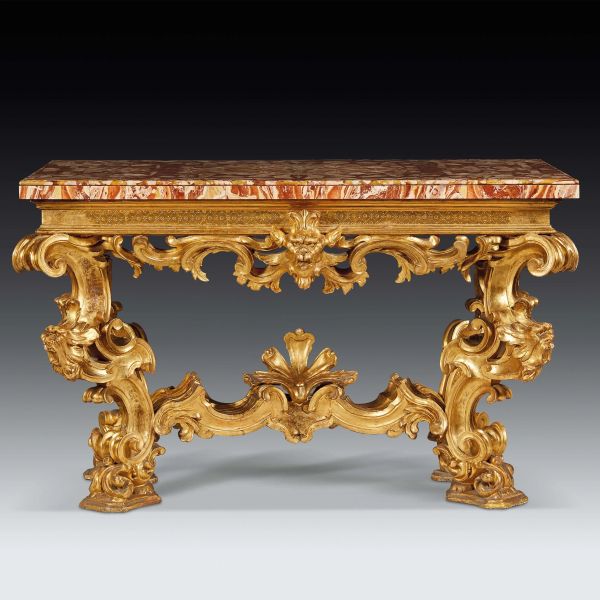 IMPORTANTE CONSOLE, ROMA, PRIMO QUARTO SECOLO XVIII