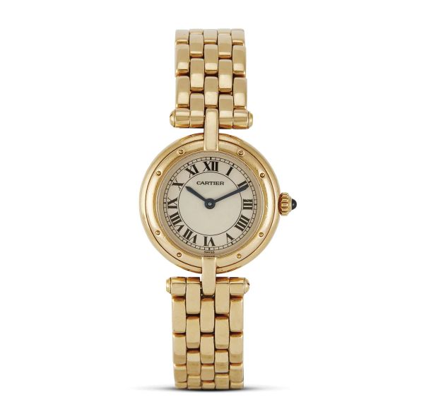 Cartier - CARTIER PANTHERE VENDOME LADY'S WATCH IN YELLOW GOLD, 1990