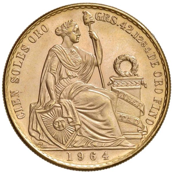 PERÙ. 100 SOLES 1964 LIMA