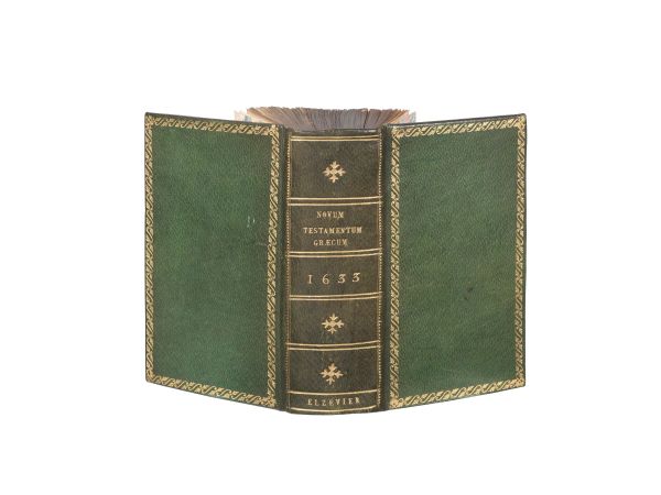 (Elzevier - Bibbia) BIBBIA. He Kain&egrave; diath&eacute;ke. Novum testamentum. Lugd. Batavorum, ex officina Elzeviriorum, 1633.