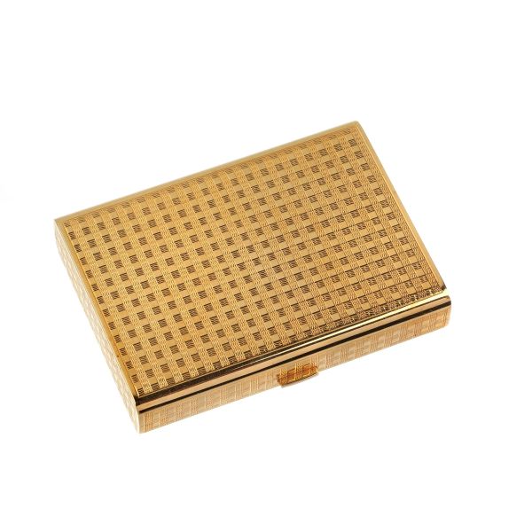 SMALL CIGARETTE CASE IN 18KT YELLOW GOLD