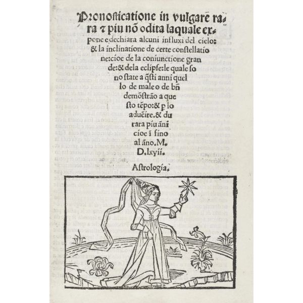 Lichtenberger, Johannes. Pronosticatione in vulgare. Milano, Scinzenzeler, 1523.