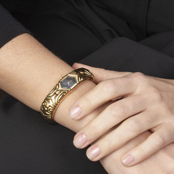 BULGARI PARENTESI BRACCIALE-OROLOGIO IN ORO GIALLO