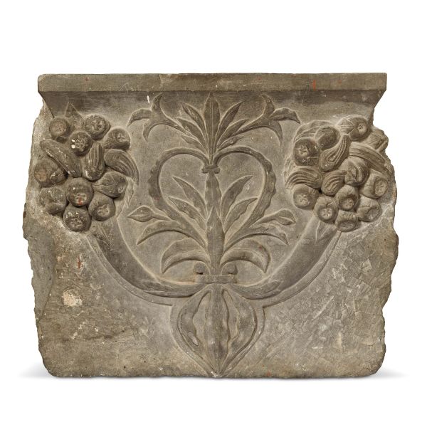 Gregorio di Lorenzo (Florence ca. 1436 - Forlì 1504), A Corbel with Cornucopias and Palmette, circa 1460/1470, a