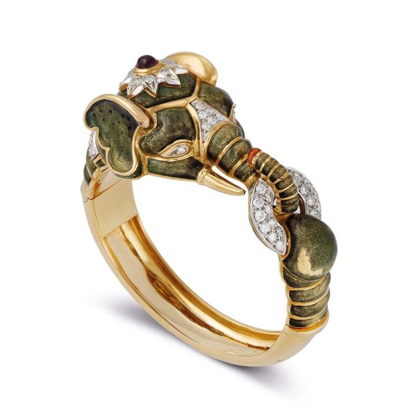 



BRACCIALE RIGIDO A FORMA DI ELEFANTE 
