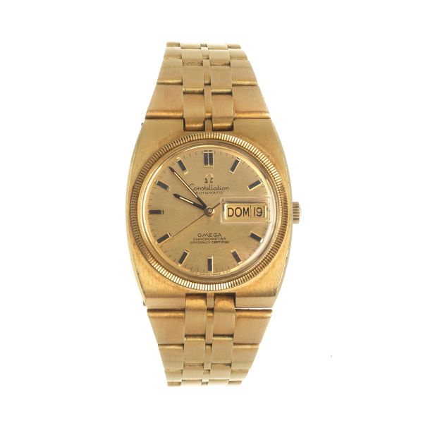 Omega - OMEGA CONSTELLATION YELLOW GOLD WRISTWATCH REF.168.045
