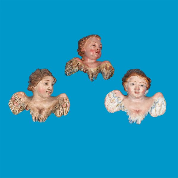 



THREE HEADS OF CHERUB, NAPLES, 18TH/19TH CENTURY
