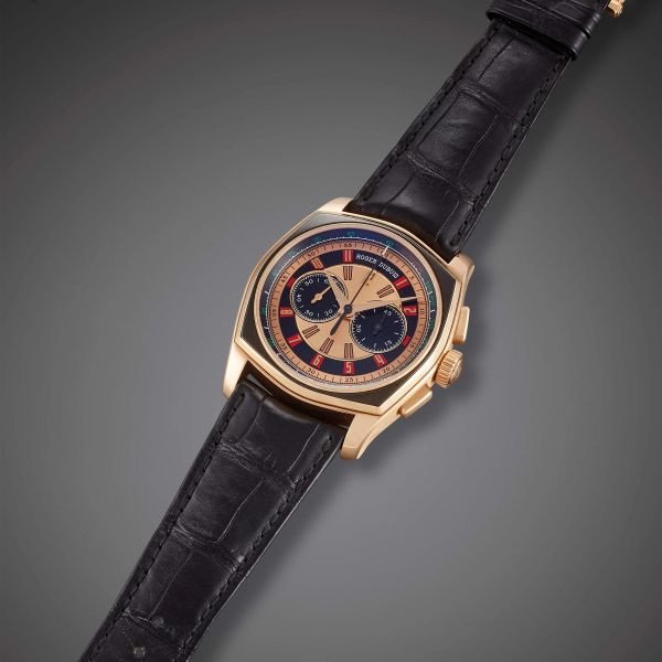 ROGER DUBUIS LA MONEGASQUE CRONOGRAFO IN ORO ROSA N. 1XX/128