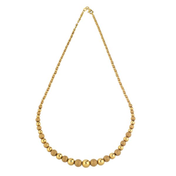 SPHERE NECKLACE IN 18KT YELLOW GOLD