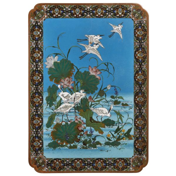 PLAQUE OF A TABLE, CHINA, QING DYNASTY, 19TH CENTURY