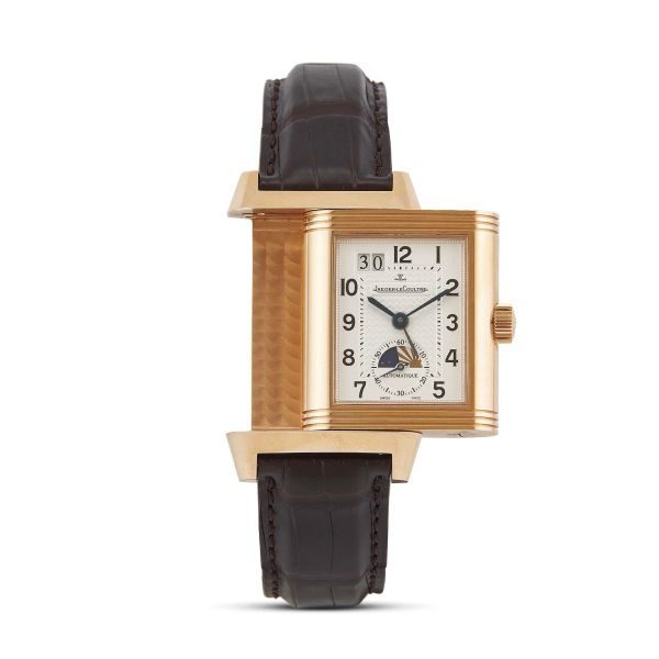 JAEGER LECOULTRE GRANDE REVERSO REF. A3032420 ROSE GOLD WRISTWATCH, 2005